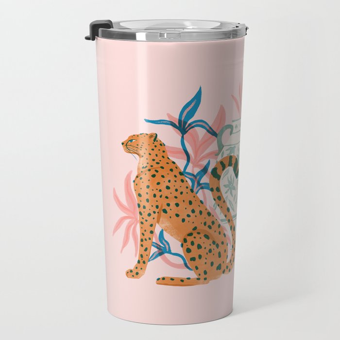 Cheetah Symmetry Travel Mug Gallery Image 3