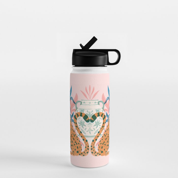 Cheetah Symmetry Water Bottle Gallery Image 1
