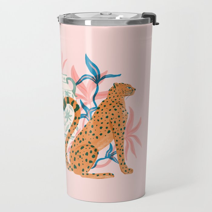 Cheetah Symmetry Travel Mug Gallery Image 2