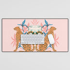 Cheetah Symmetry Desk Mat Gallery Image 1