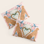 Cheetah Symmetry Pillow Sham Gallery Image 3