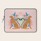 Cheetah Symmetry Laptop Sleeve Gallery Image 1