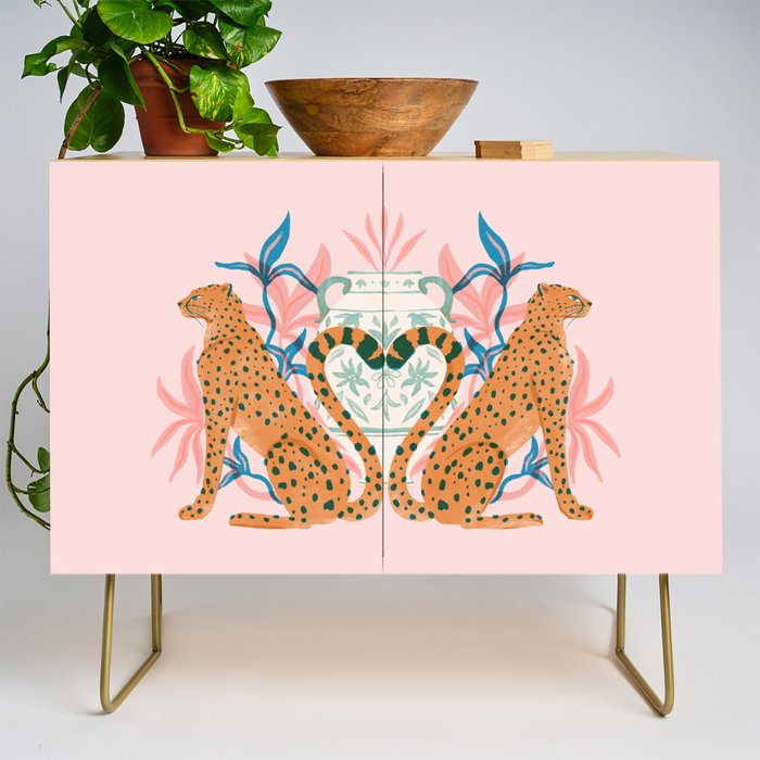 Cheetah Symmetry Credenza Gallery Image 1