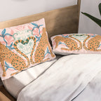 Cheetah Symmetry Pillow Sham Gallery Image 2