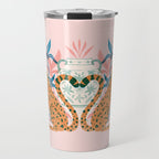 Cheetah Symmetry Travel Mug Gallery Image 1