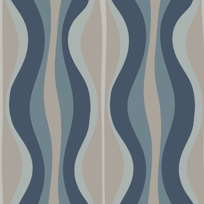 Mid Century Modern Hourglass Abstract Pattern in Neutral Blue Gray   Coffee Mug Gallery Image 2