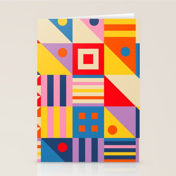 Colorful City Stationery Card Gallery Image 1