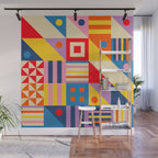 Colorful City Wall Mural Gallery Image 1