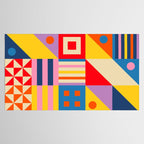 Colorful City Tablecloth Gallery Image 2
