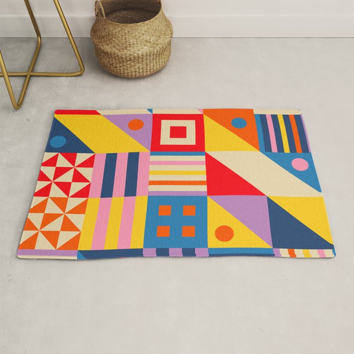 Colorful City Rug Gallery Image 1