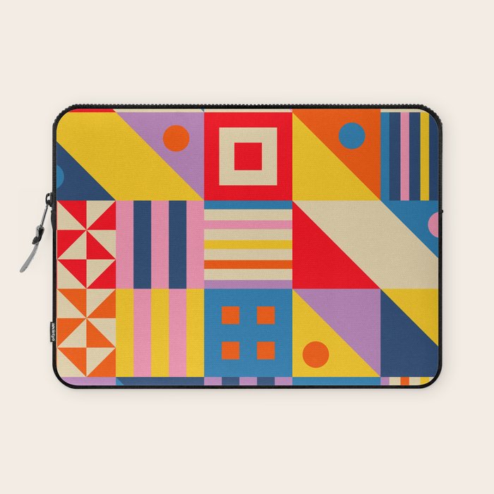 Colorful City Laptop Sleeve Gallery Image 1