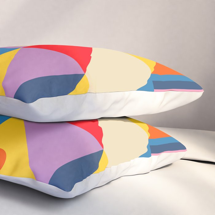 Colorful City Pillow Sham Gallery Image 3