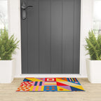 Colorful City Welcome Mat Gallery Image 3
