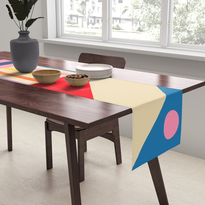 Colorful City Table Runner Gallery Image 2