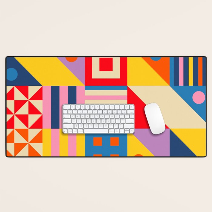 Colorful City Desk Mat Gallery Image 1