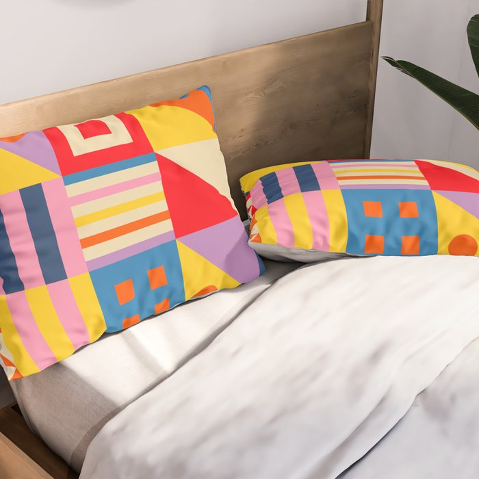Colorful City Pillow Sham Gallery Image 2