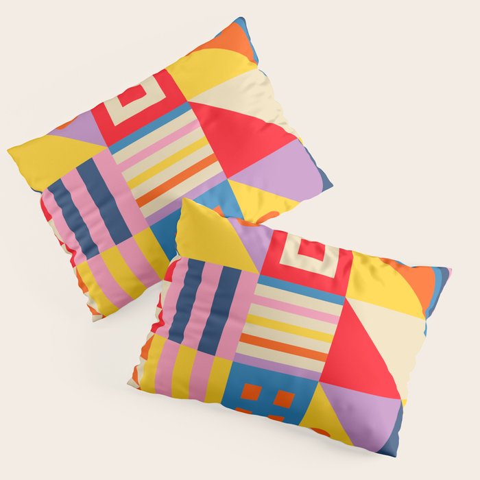 Colorful City Pillow Sham Gallery Image 3
