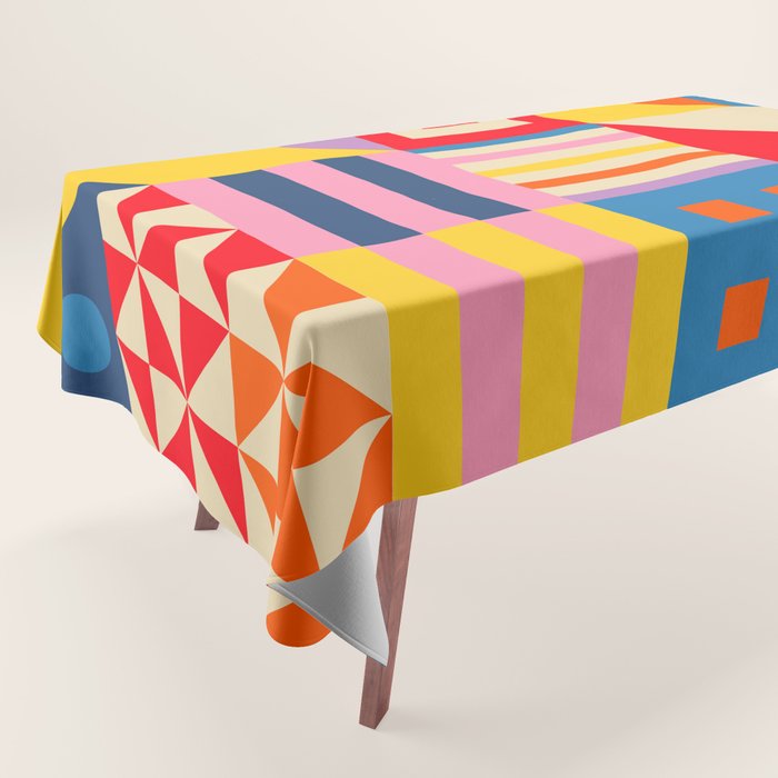 Colorful City Tablecloth Gallery Image 1