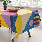 Colorful City Tablecloth Gallery Image 3