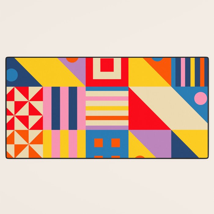 Colorful City Desk Mat Gallery Image 3