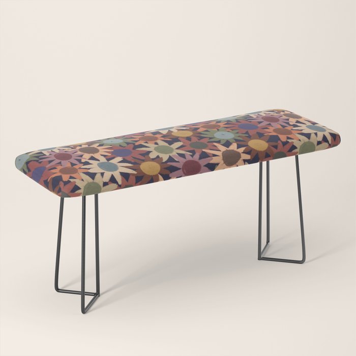 Hand Drawn Florals #6 Bench Gallery Image 1