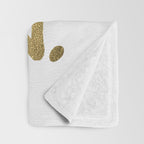 Eat Well Travel Often on Gold Throw Blanket Gallery Image 3