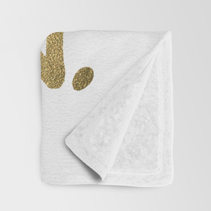 Eat Well Travel Often on Gold Throw Blanket Gallery Image 3