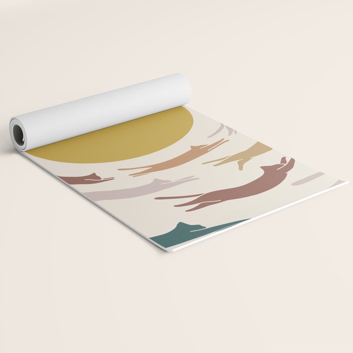 Cat Landscape 166 Yoga Mat Gallery Image 2