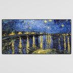 Vincent Van Gogh Starry Night Desk Mat Gallery Image 3