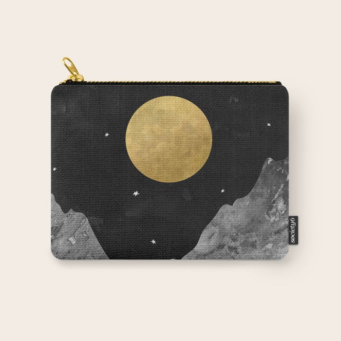 Moon and Stars Carry All Pouch Gallery Image 1