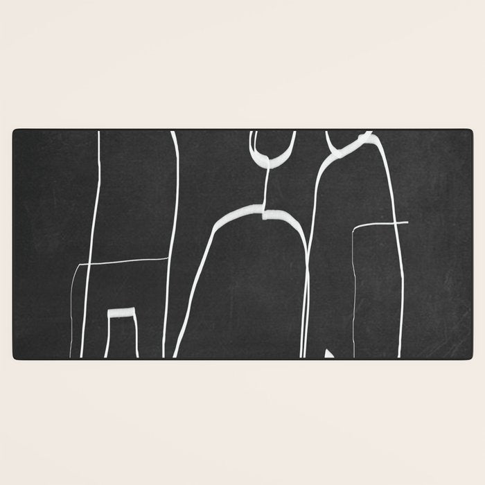 Abstract line art 72 Desk Mat Gallery Image 3