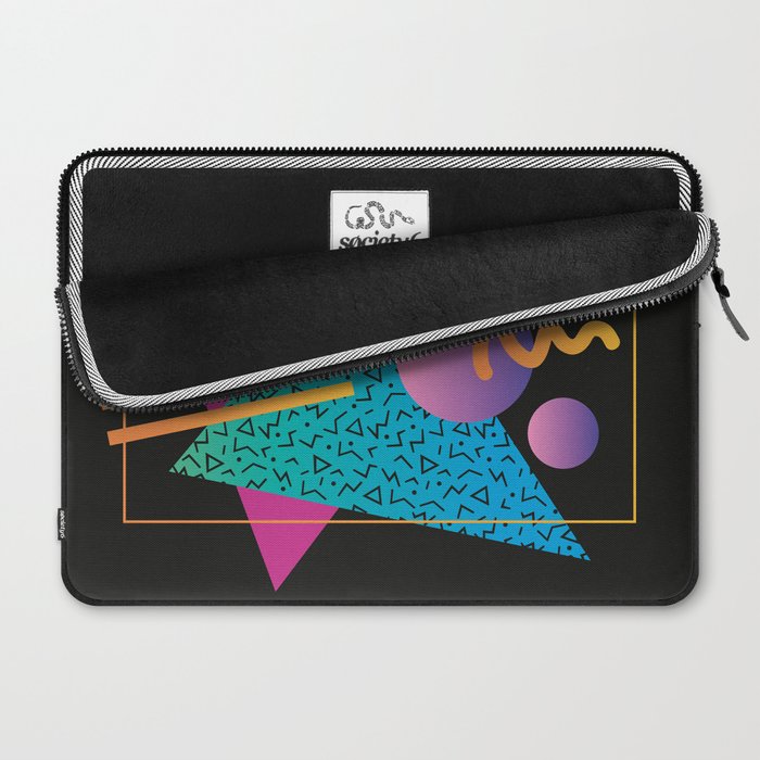 Memphis Pattern 24 - 80s / 90s Retro Laptop Sleeve Gallery Image 2