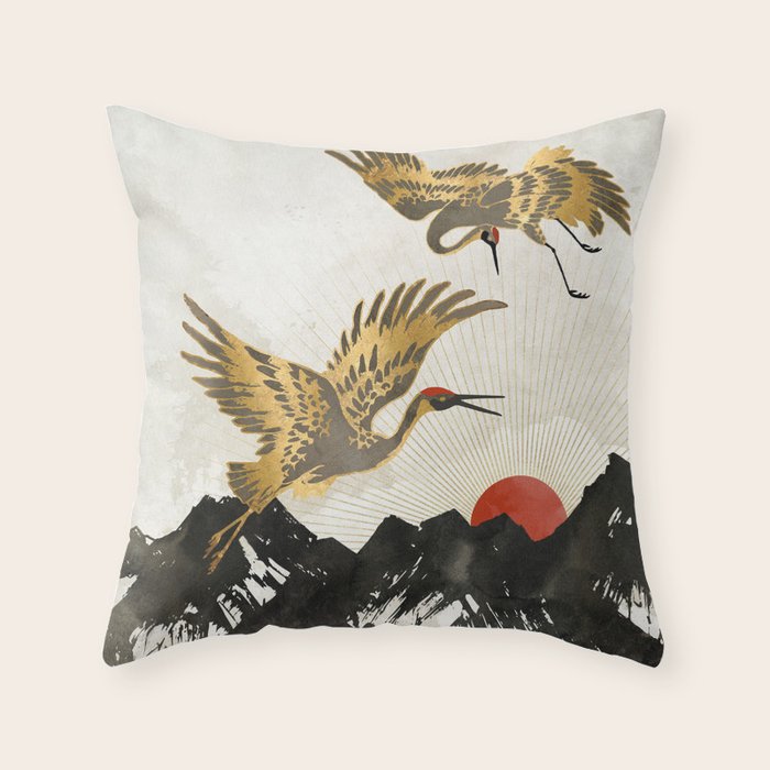 Elegant Flight II Throw Pillow Gallery Image 6
