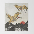 Elegant Flight II Throw Blanket Gallery Image 2