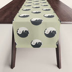 Hidden cat 26 yin yang hug Table Runner Gallery Image 1