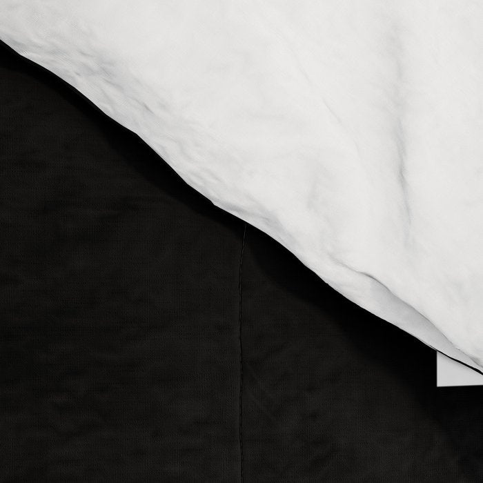 Swiss cross pattern white on black Comforter Gallery Image 4