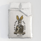 Mister Bourbon: Drink Like A Gentleman Jackalope Design Comforter Gallery Image 6