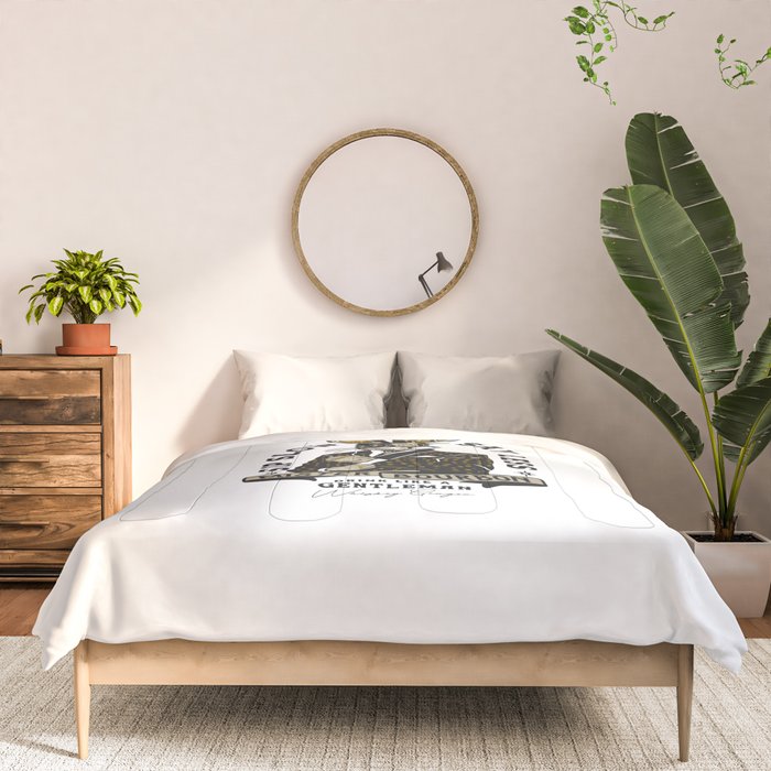 Mister Bourbon: Drink Like A Gentleman Jackalope Design Comforter Gallery Image 3