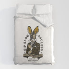 Mister Bourbon: Drink Like A Gentleman Jackalope Design Duvet Cover Gallery Image 6