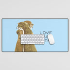 Love each otter Desk Mat Gallery Image 1