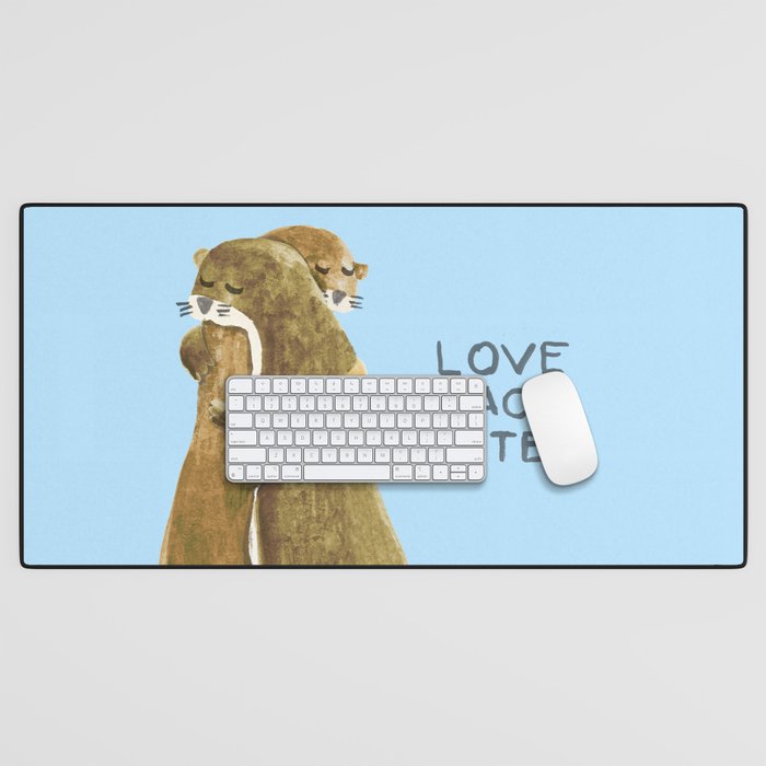 Love each otter Desk Mat Gallery Image 1