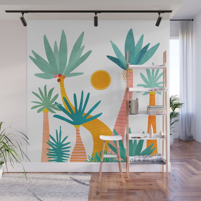 Jungle Adventure / Whimsical Tropics Series Wall Mural Gallery Image 1