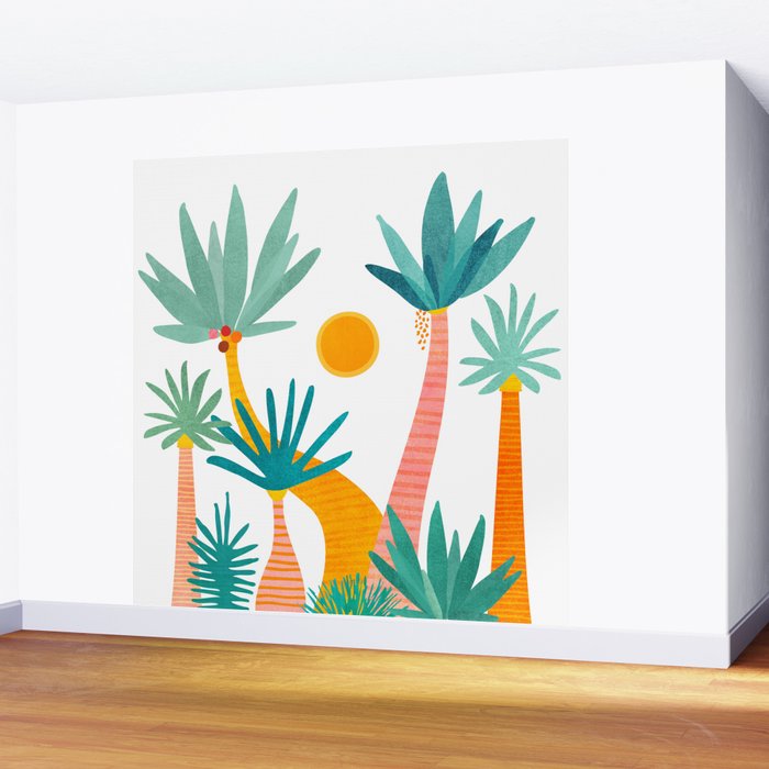 Jungle Adventure / Whimsical Tropics Series Wall Mural Gallery Image 2