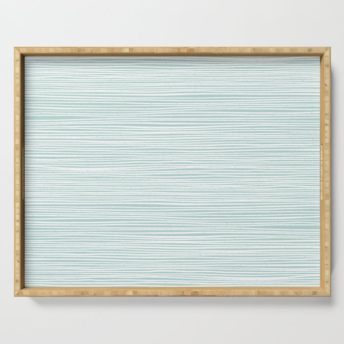 Ocean Tide Sea Foam Serving Tray Gallery Image 1
