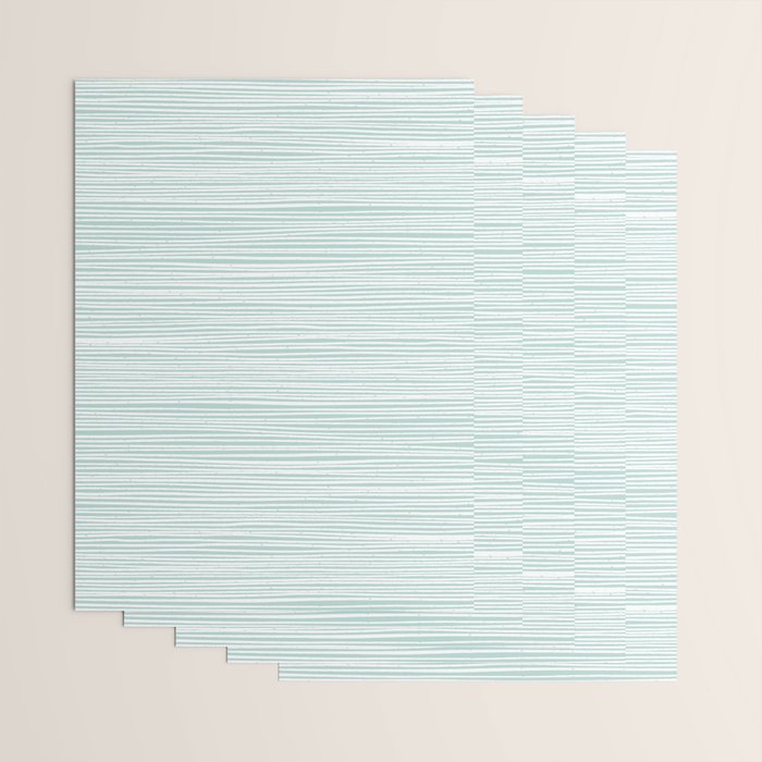 Ocean Tide Sea Foam Wrapping Paper Gallery Image 3