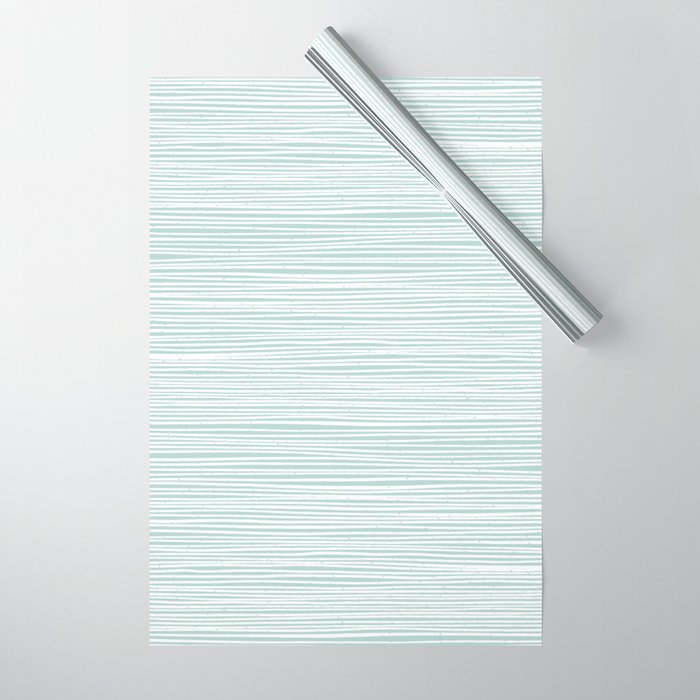 Ocean Tide Sea Foam Wrapping Paper Gallery Image 1