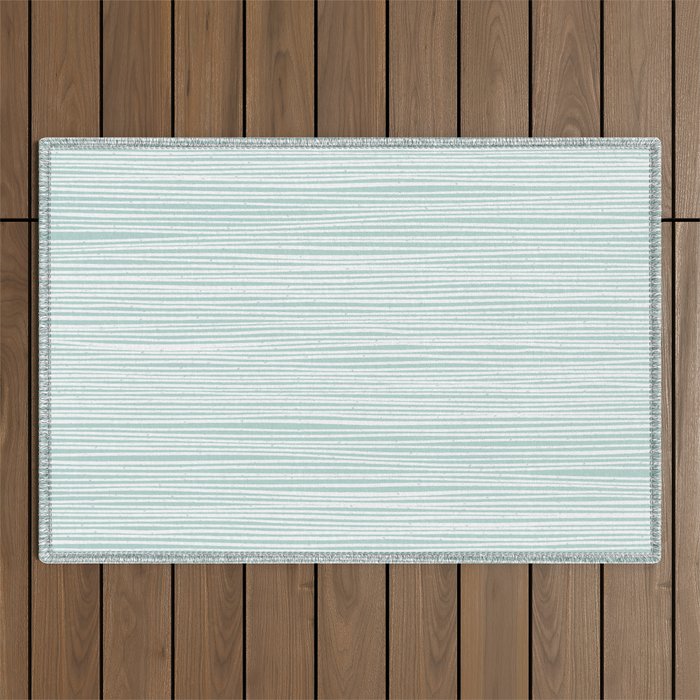 Ocean Tide Sea Foam Outdoor Rug Gallery Image 1
