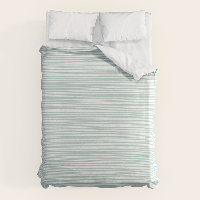 Ocean Tide Sea Foam Duvet Cover Gallery Image 6