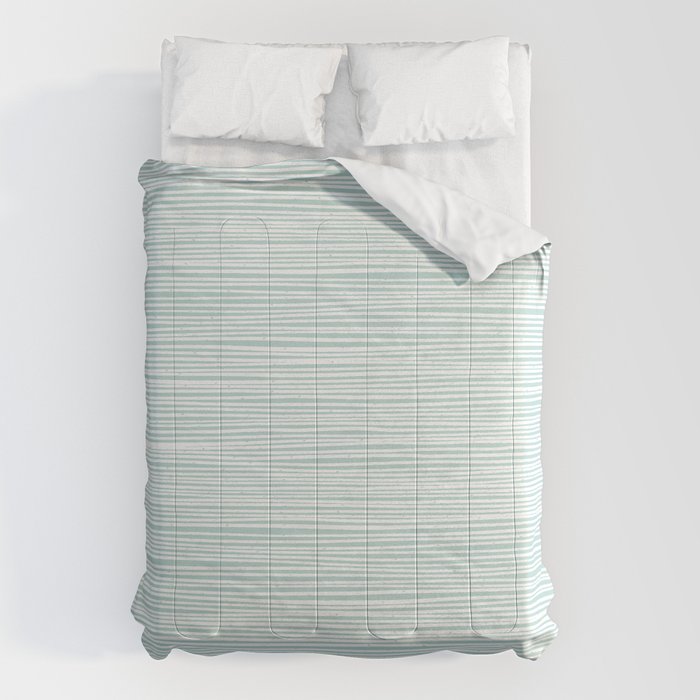 Ocean Tide Sea Foam Comforter Gallery Image 1
