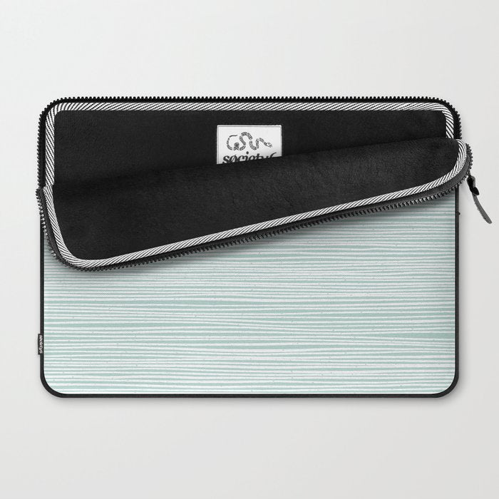 Ocean Tide Sea Foam Laptop Sleeve Gallery Image 2